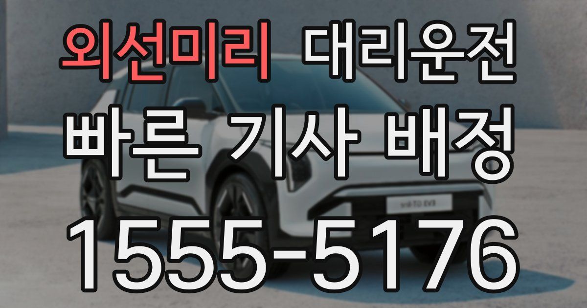 일일대리기사