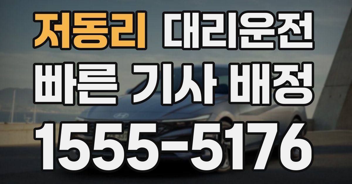 일일대리기사