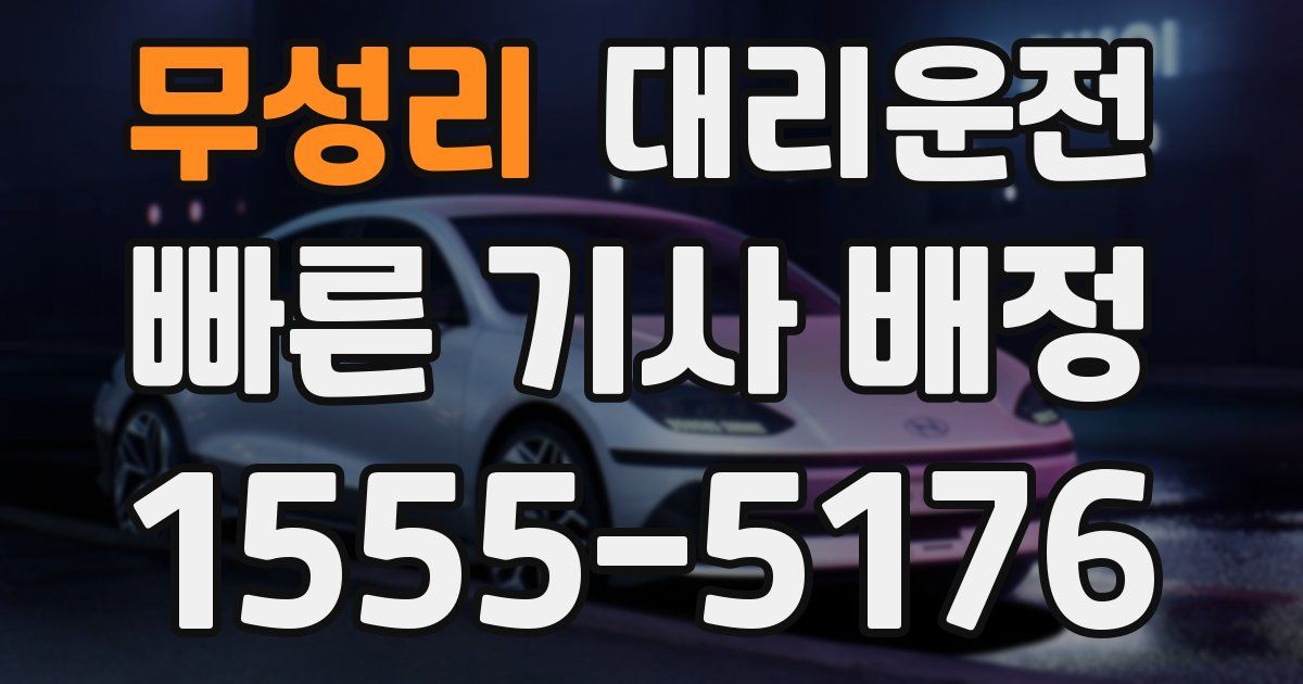 일일대리기사