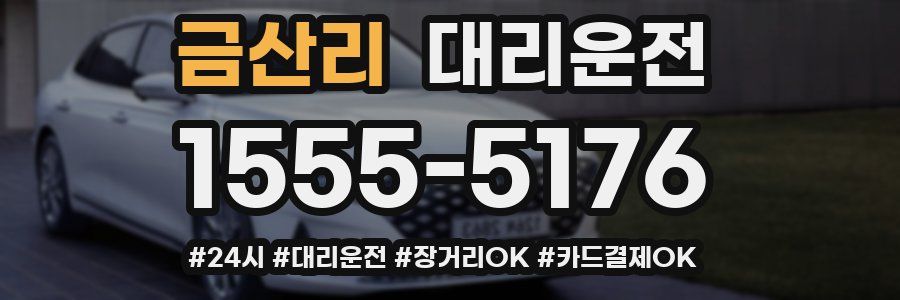 금산리 대리운전