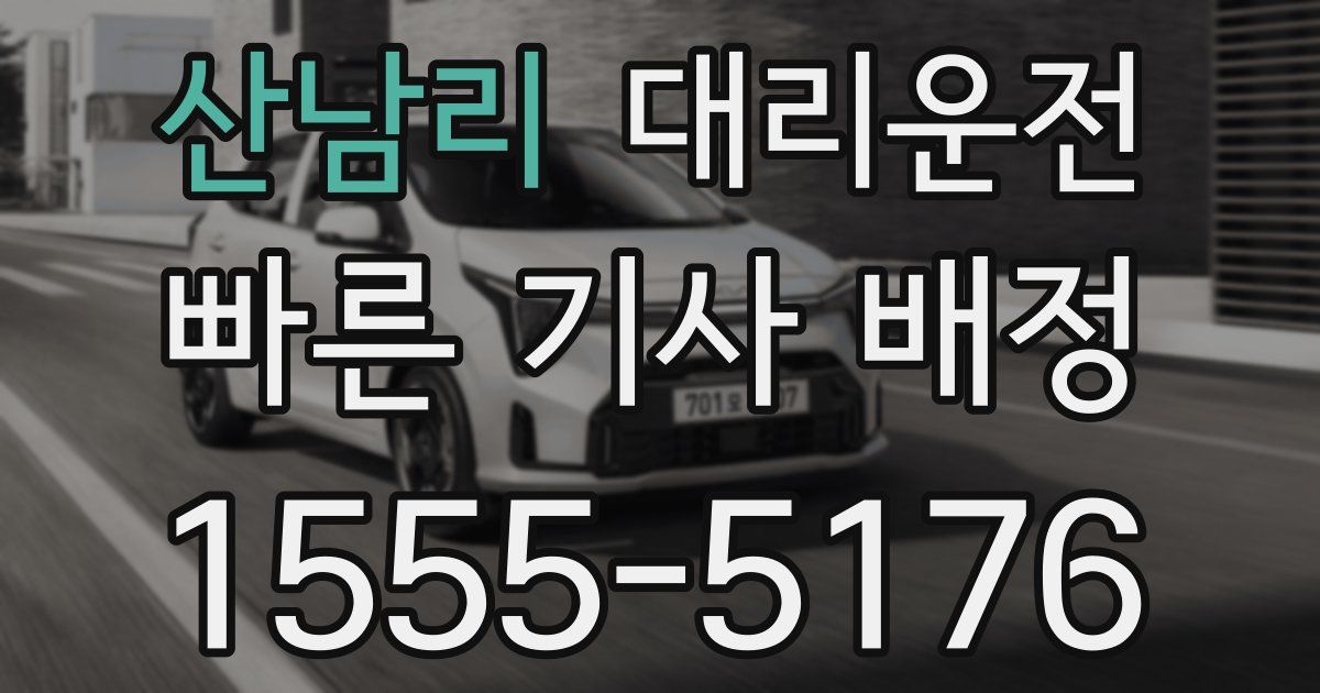 일일대리기사
