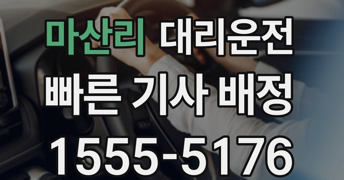일일대리기사