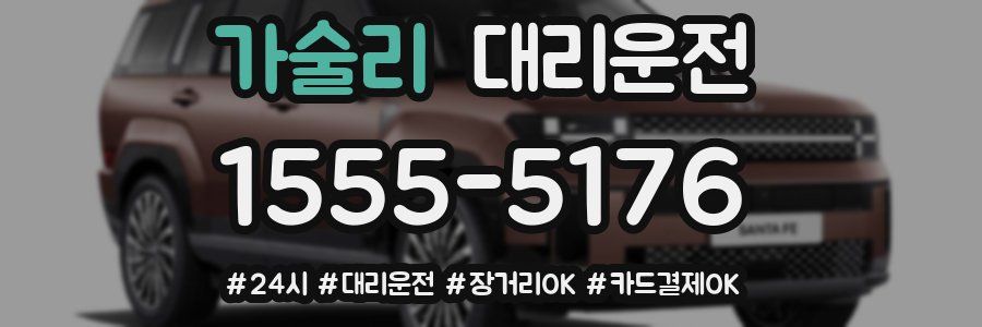 가술리 대리운전