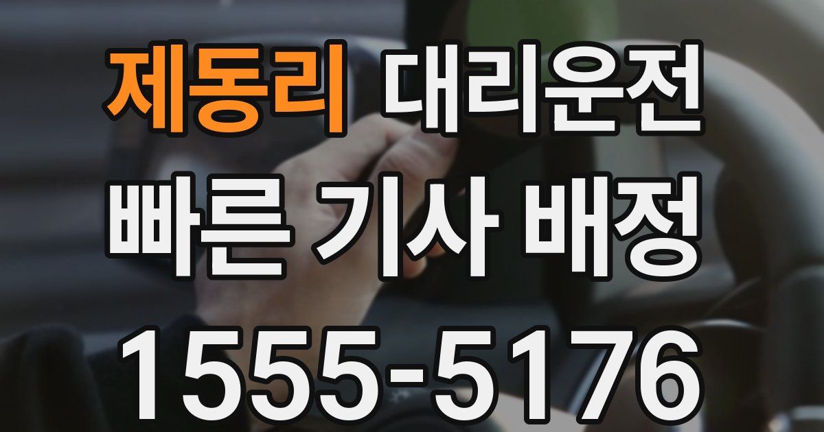 일일대리기사