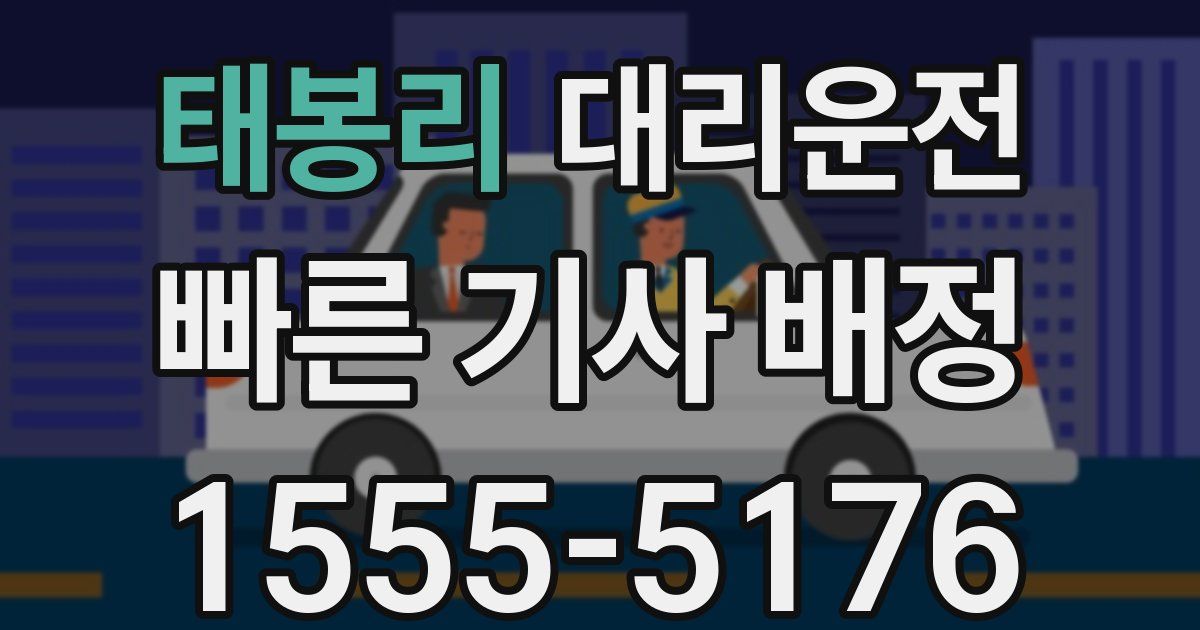 일일대리기사