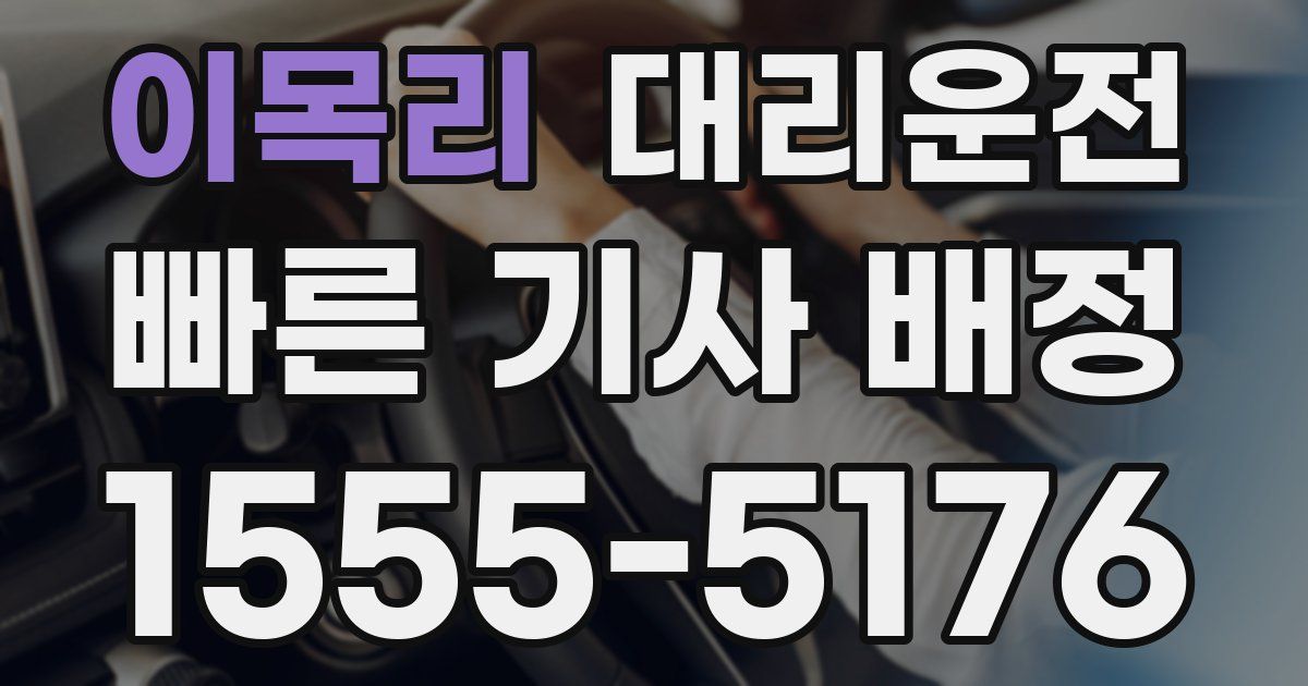 일일대리기사