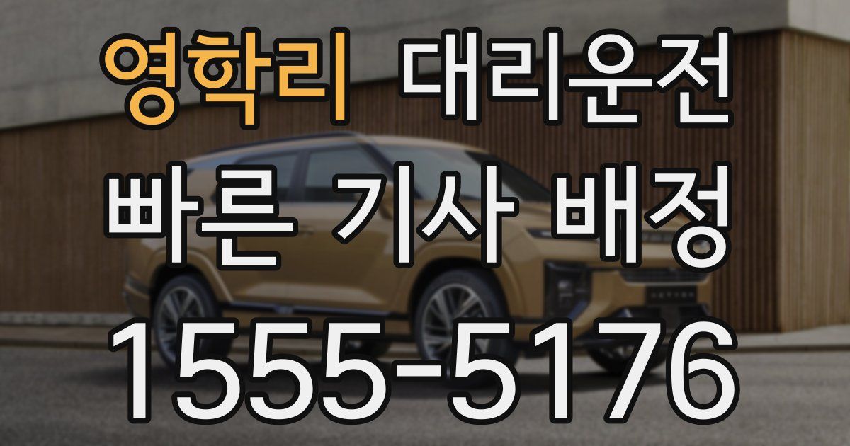 일일대리기사