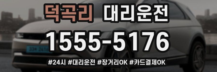 덕곡리 대리운전