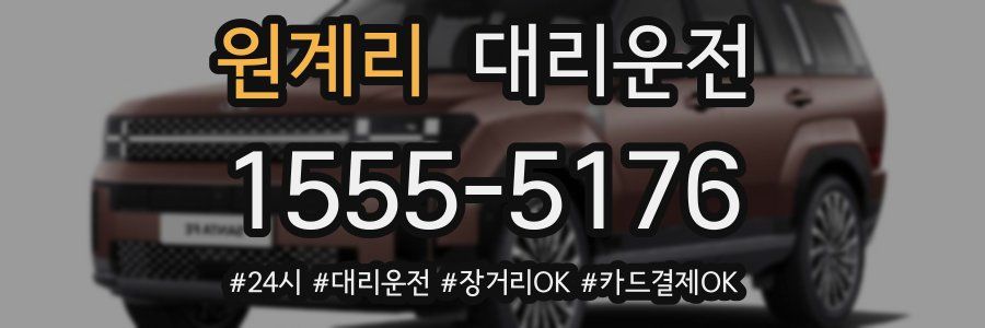 원계리 대리운전