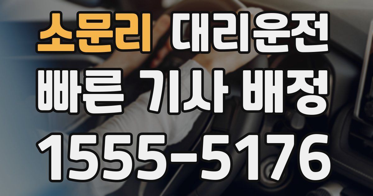 일일대리기사