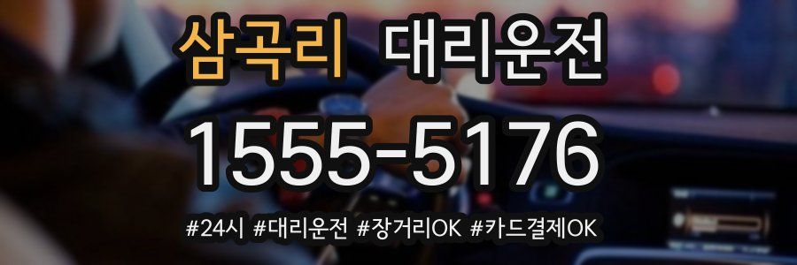 삼곡리 대리운전