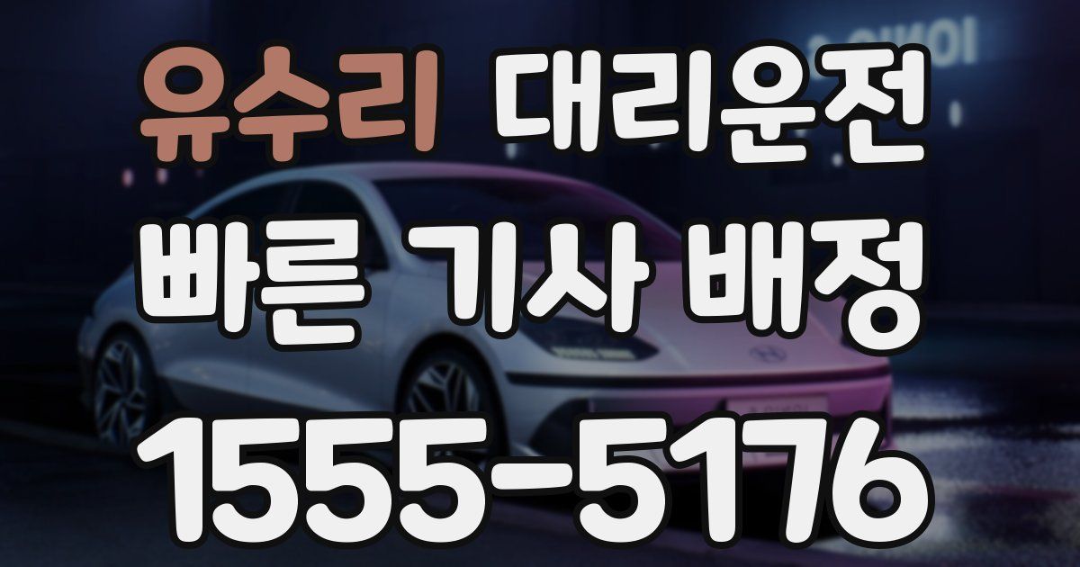 일일대리기사
