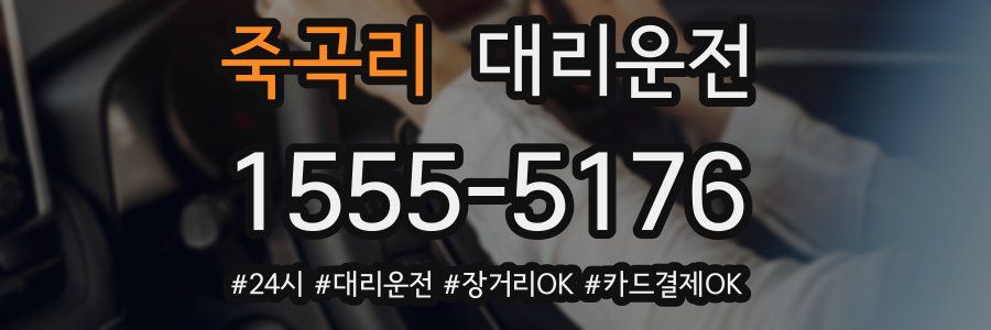 죽곡리 대리운전