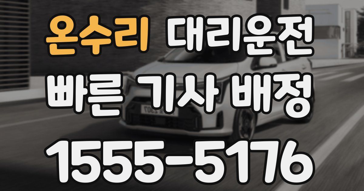 일일대리기사