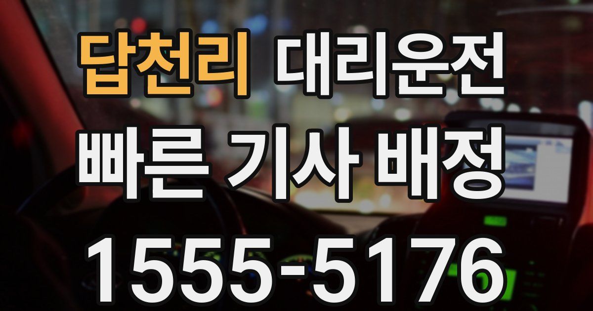 일일대리기사