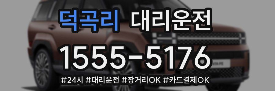 덕곡리 대리운전