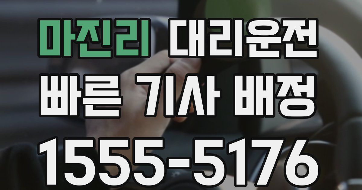 일일대리기사