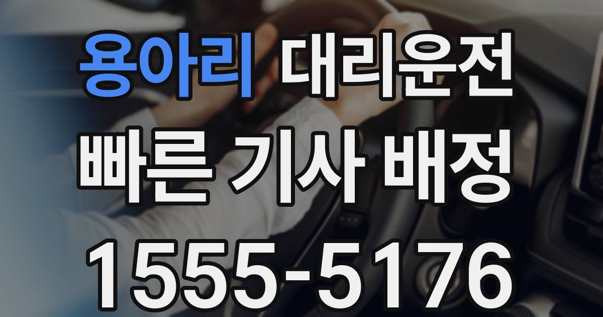 일일대리기사