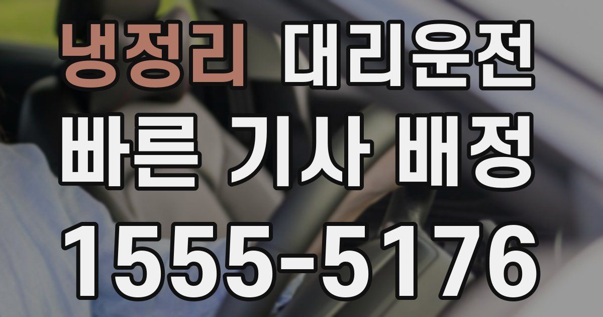 일일대리기사