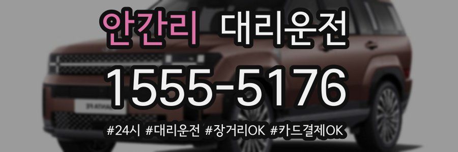 안간리 대리운전