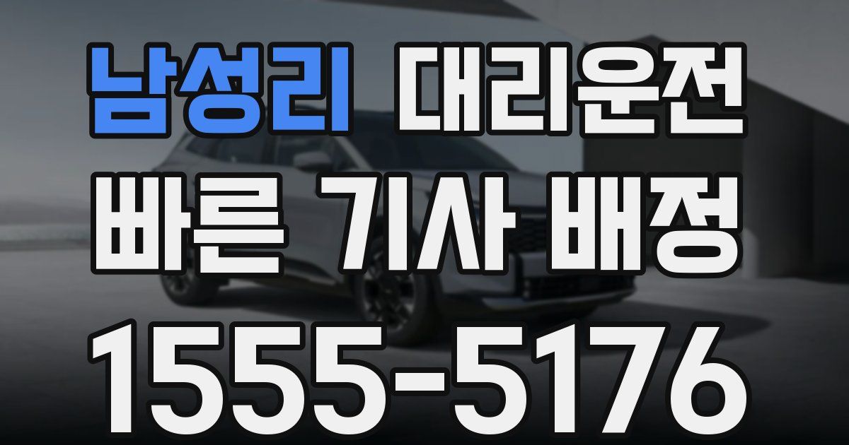 일일대리기사