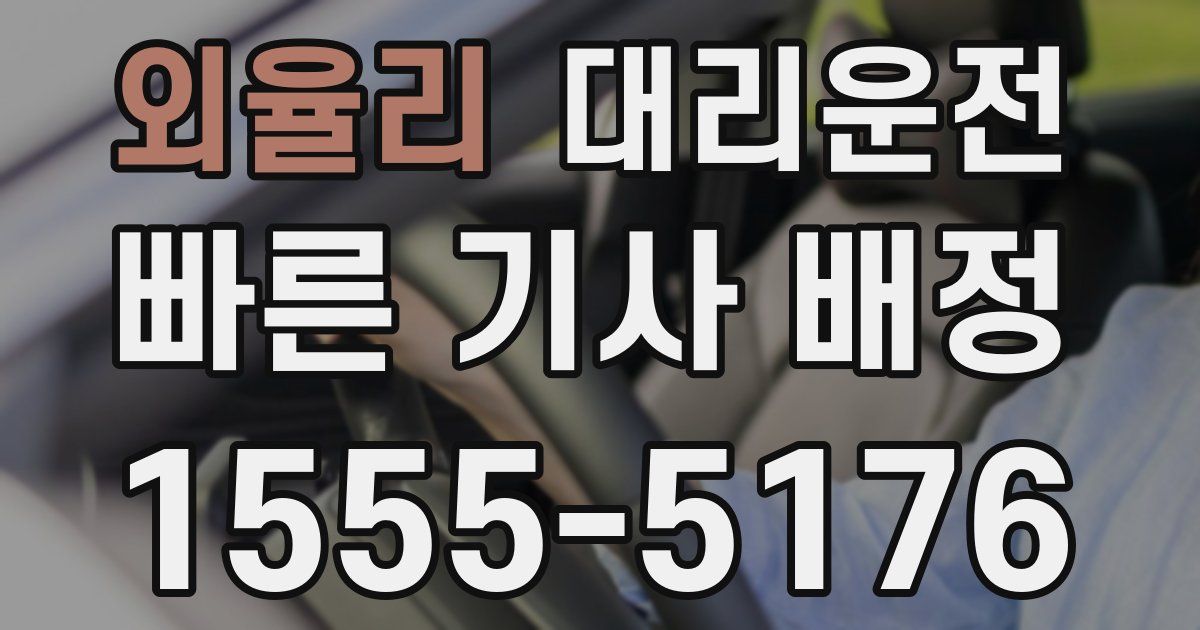 일일대리기사