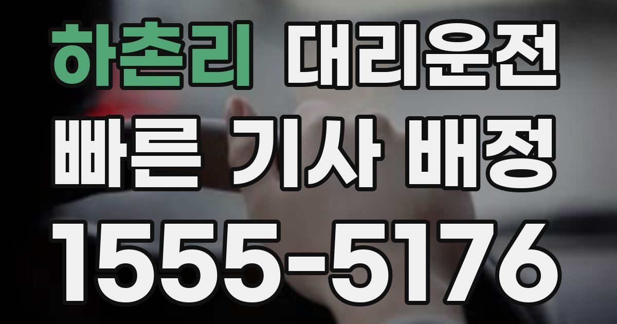 일일대리기사
