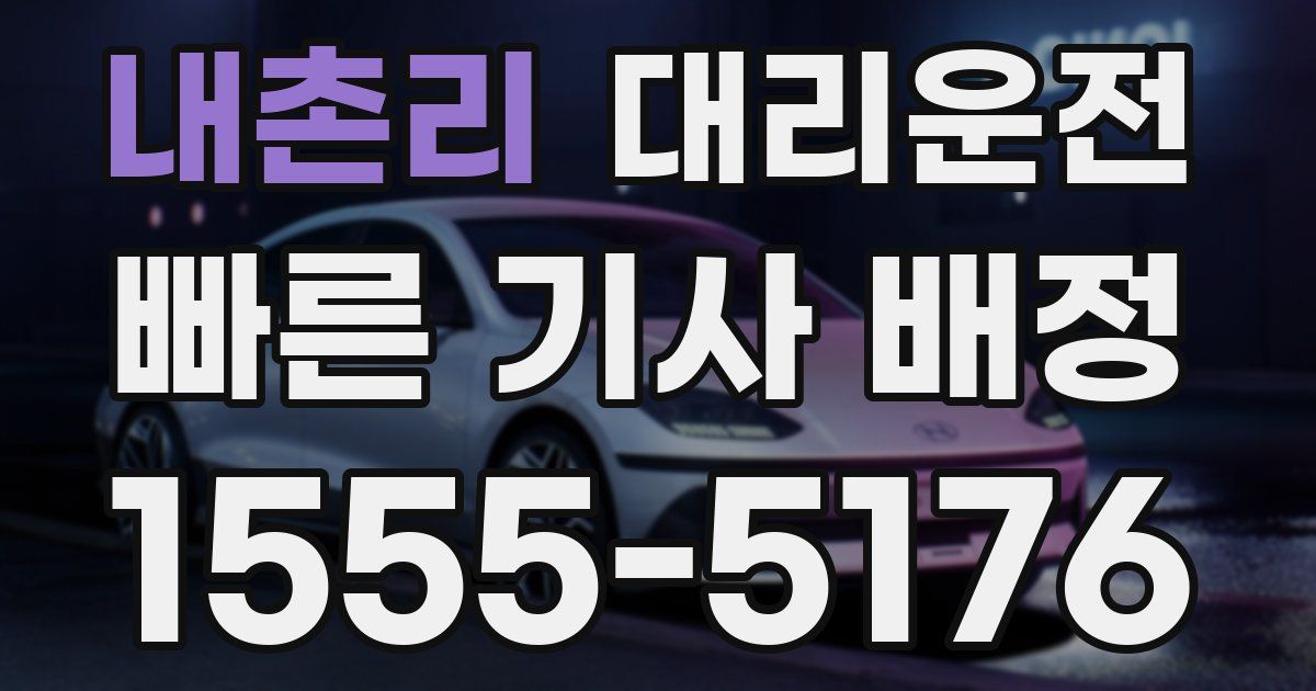 일일대리기사