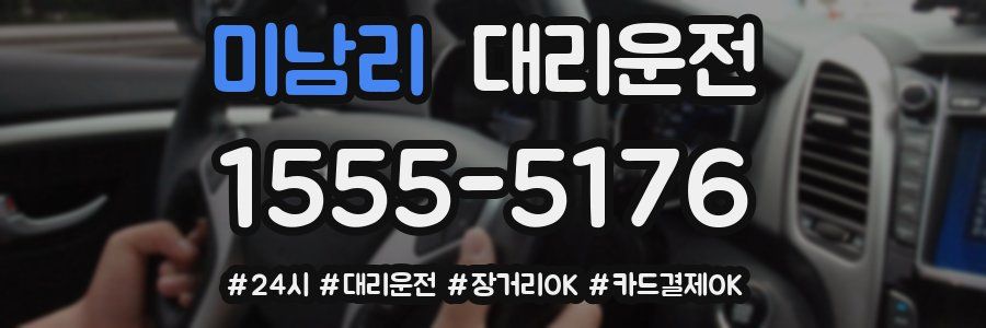 미남리 대리운전
