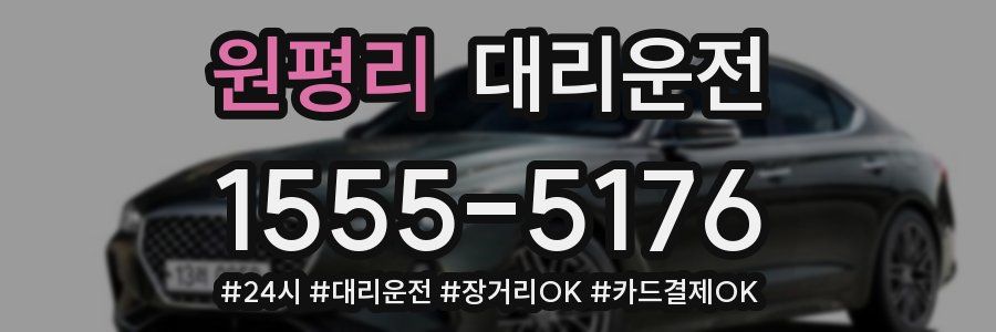 원평리 대리운전