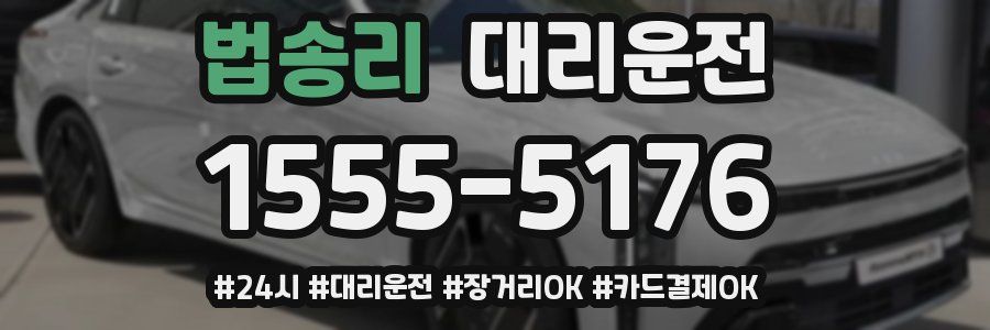 법송리 대리운전