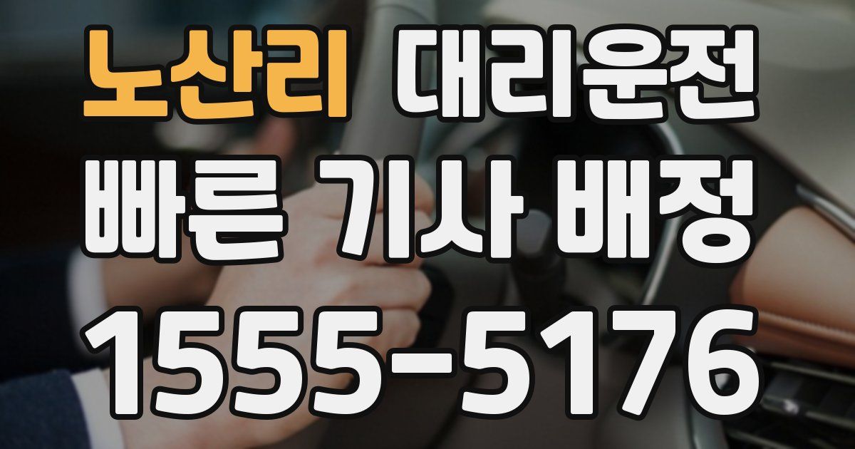 일일대리기사