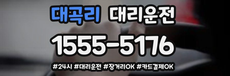 대곡리 대리운전