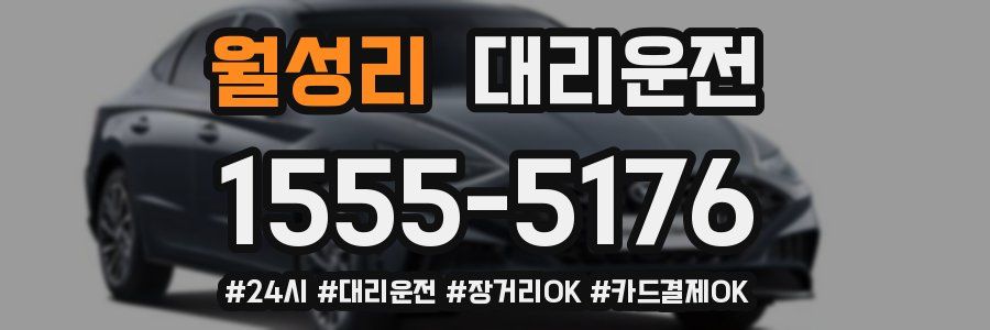 월성리 대리운전