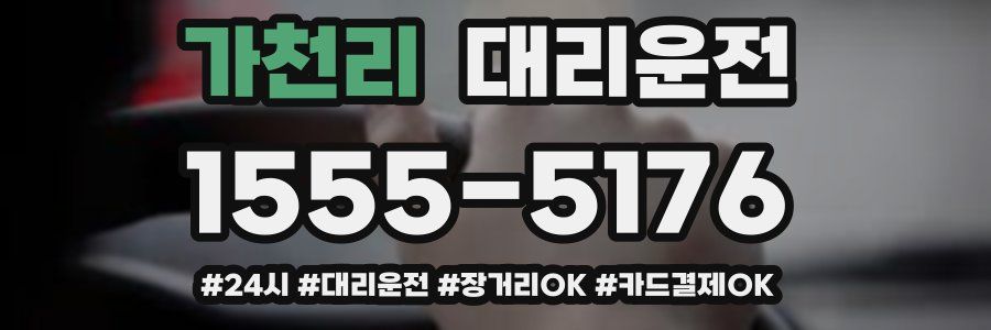 가천리 대리운전