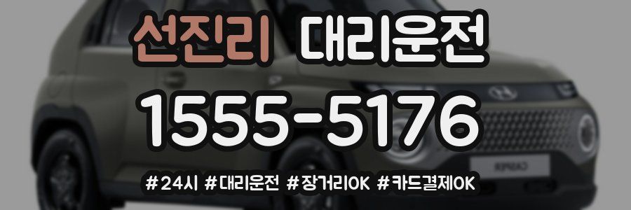 선진리 대리운전