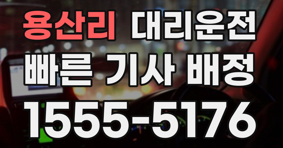 일일대리기사