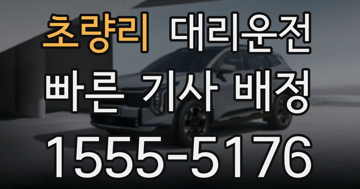 일일대리기사