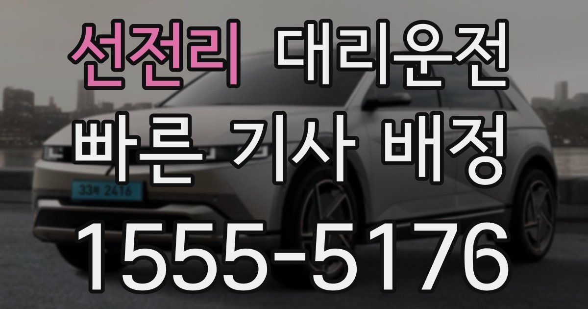 일일대리기사