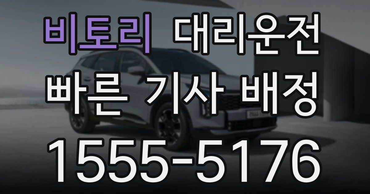 일일대리기사