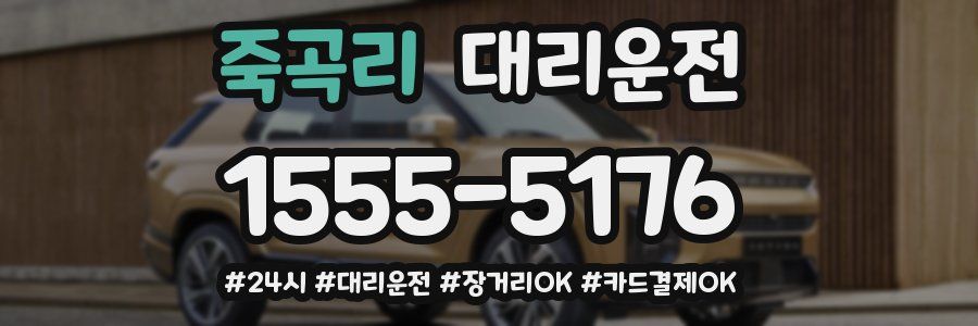 죽곡리 대리운전