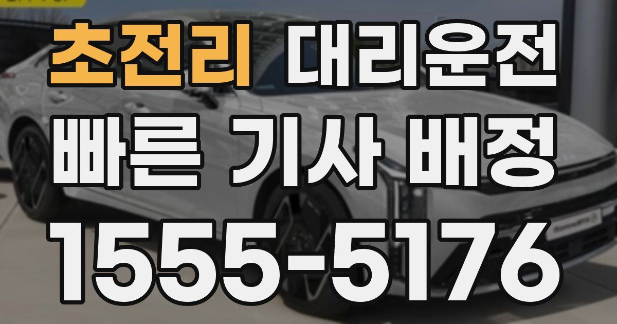 일일대리기사