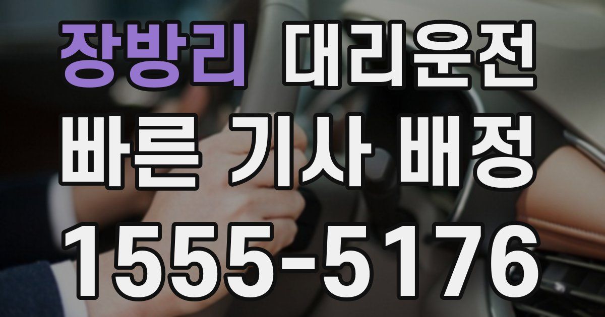 일일대리기사