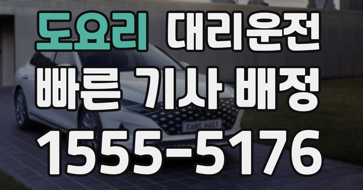 일일대리기사