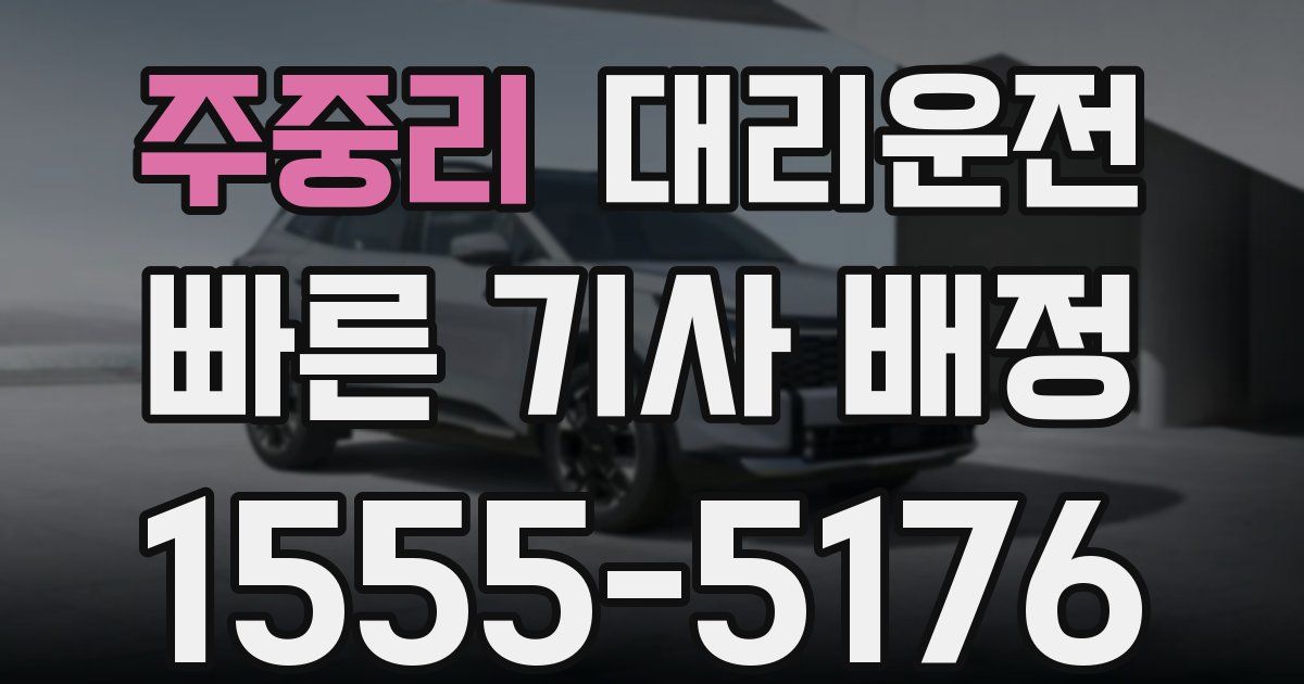 일일대리기사