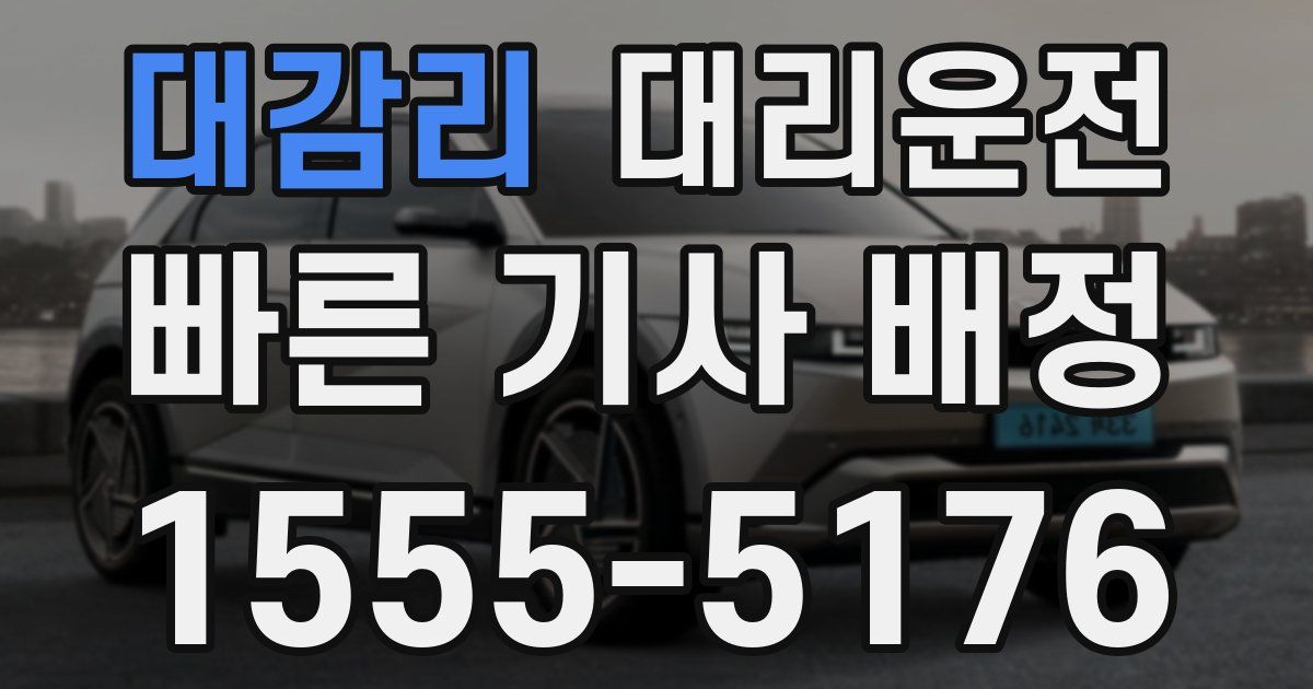 일일대리기사
