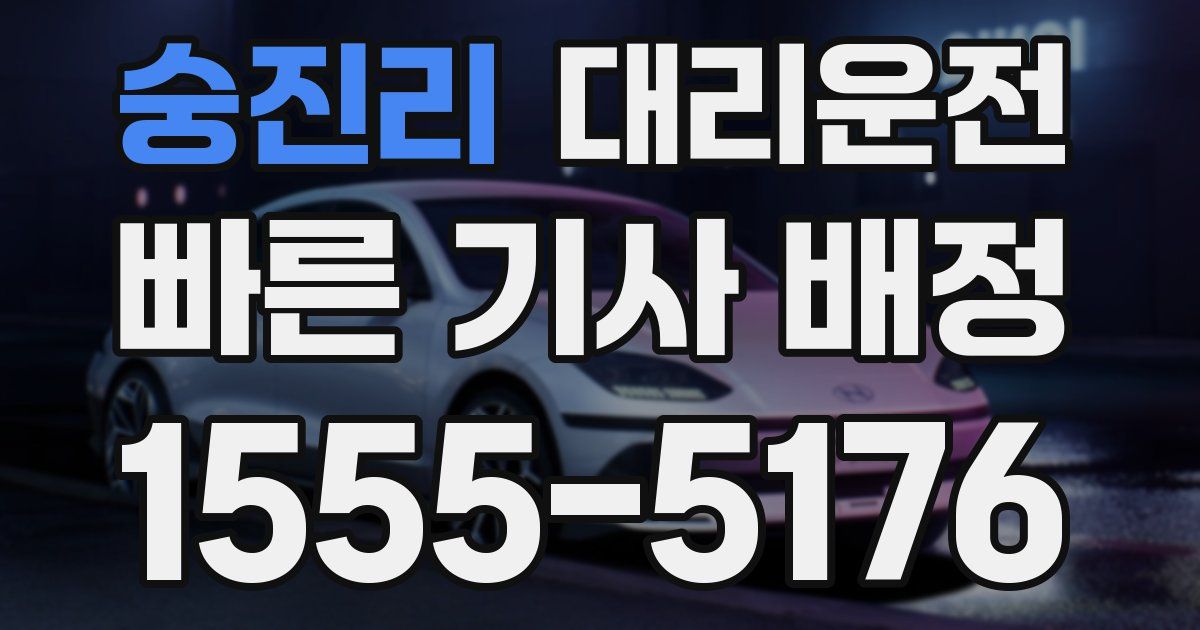 일일대리기사