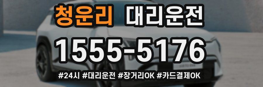 청운리 대리운전