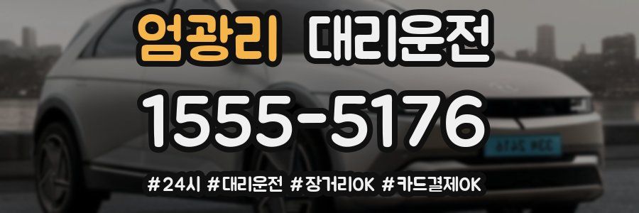 엄광리 대리운전
