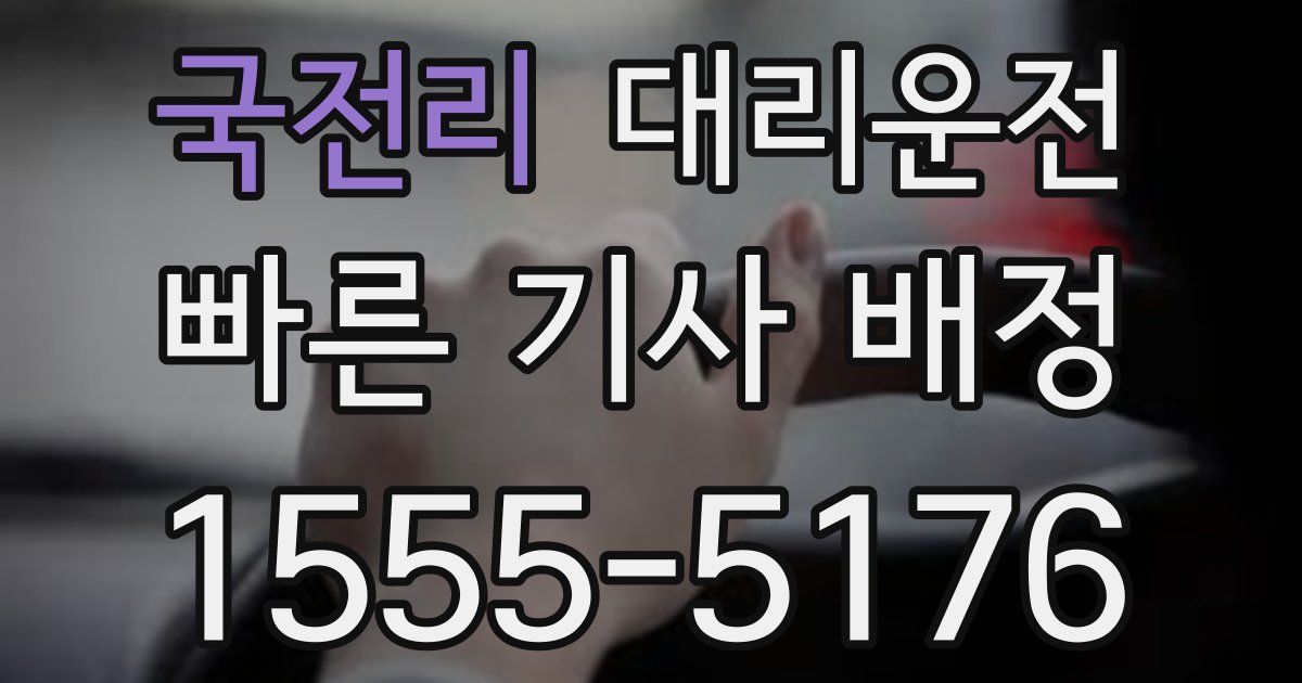 일일대리기사